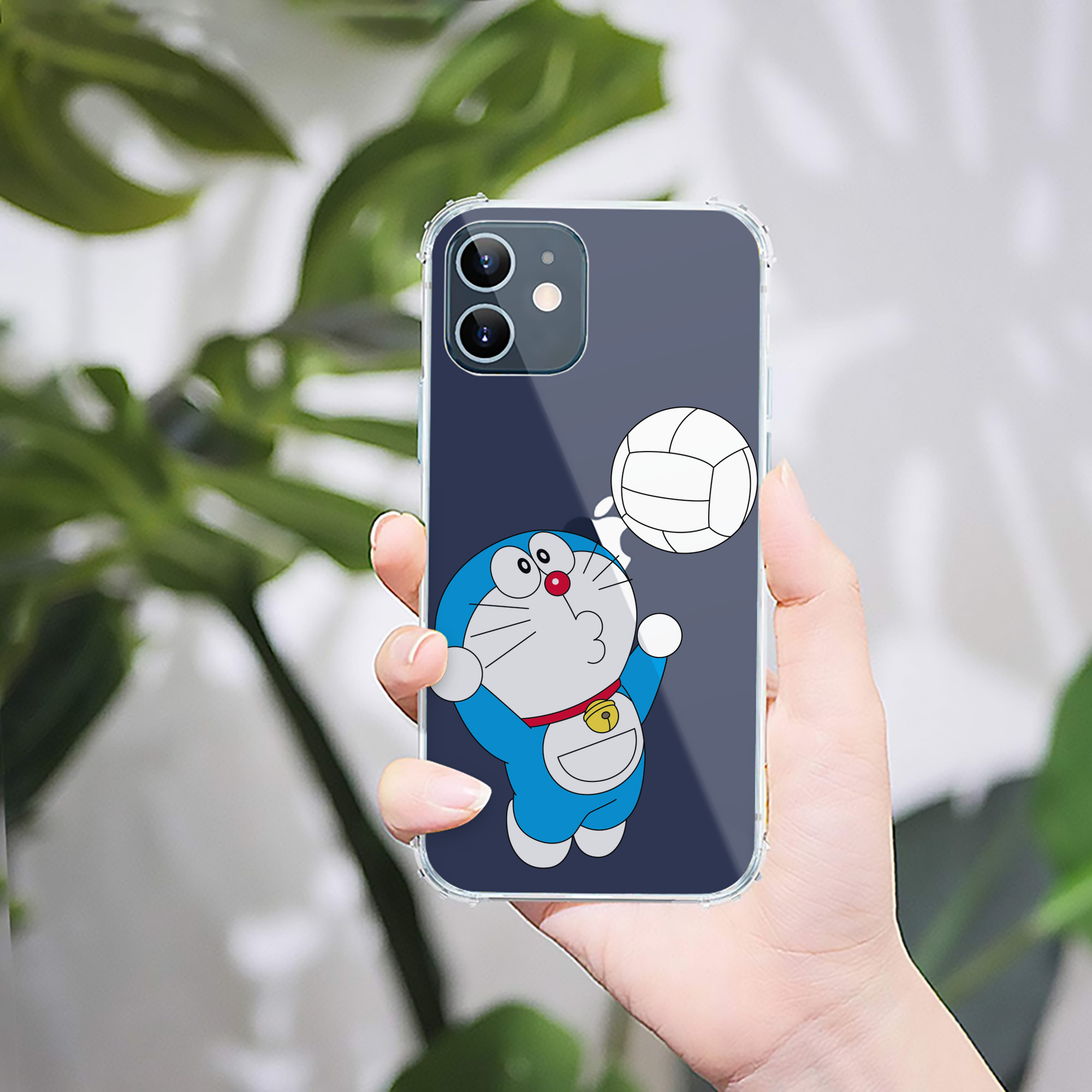 （画像用） ドラえもん Doraemon 【iPhone 12シリーズ対応】透明スマホケース（クリアソフトケース）